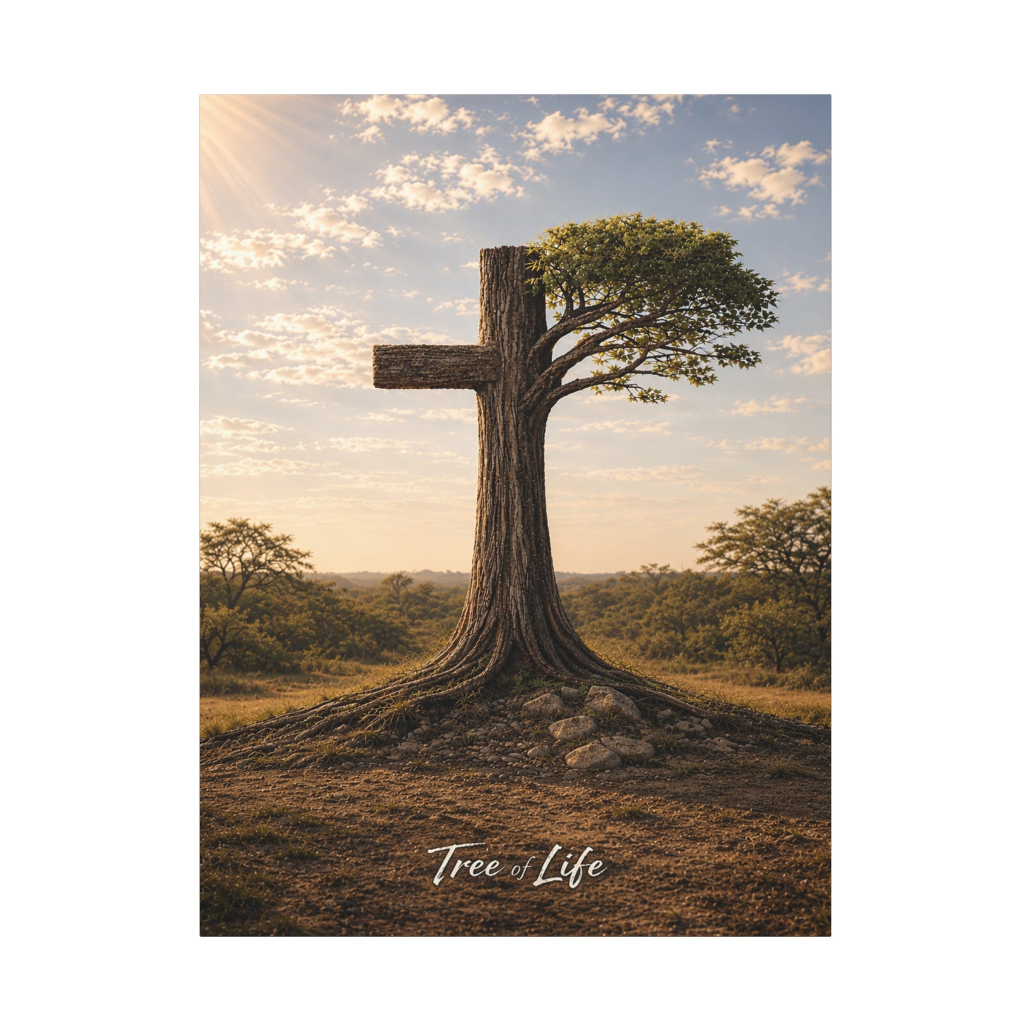 Canvas Wall Art — Tree of Life  36X48 1.25 Wrap Stretch