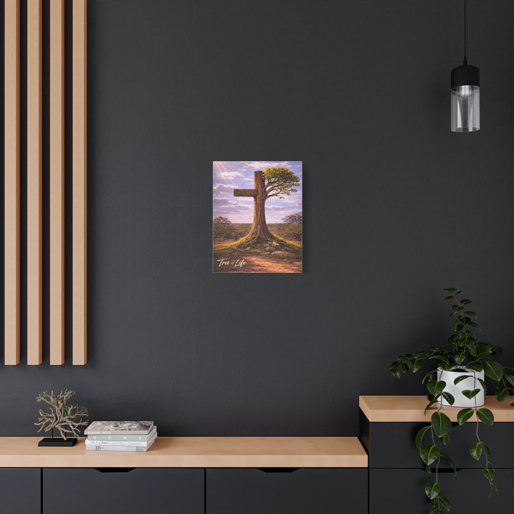 Tree of Life Cross | Jeremiah 17:7-8 Christian Canvas