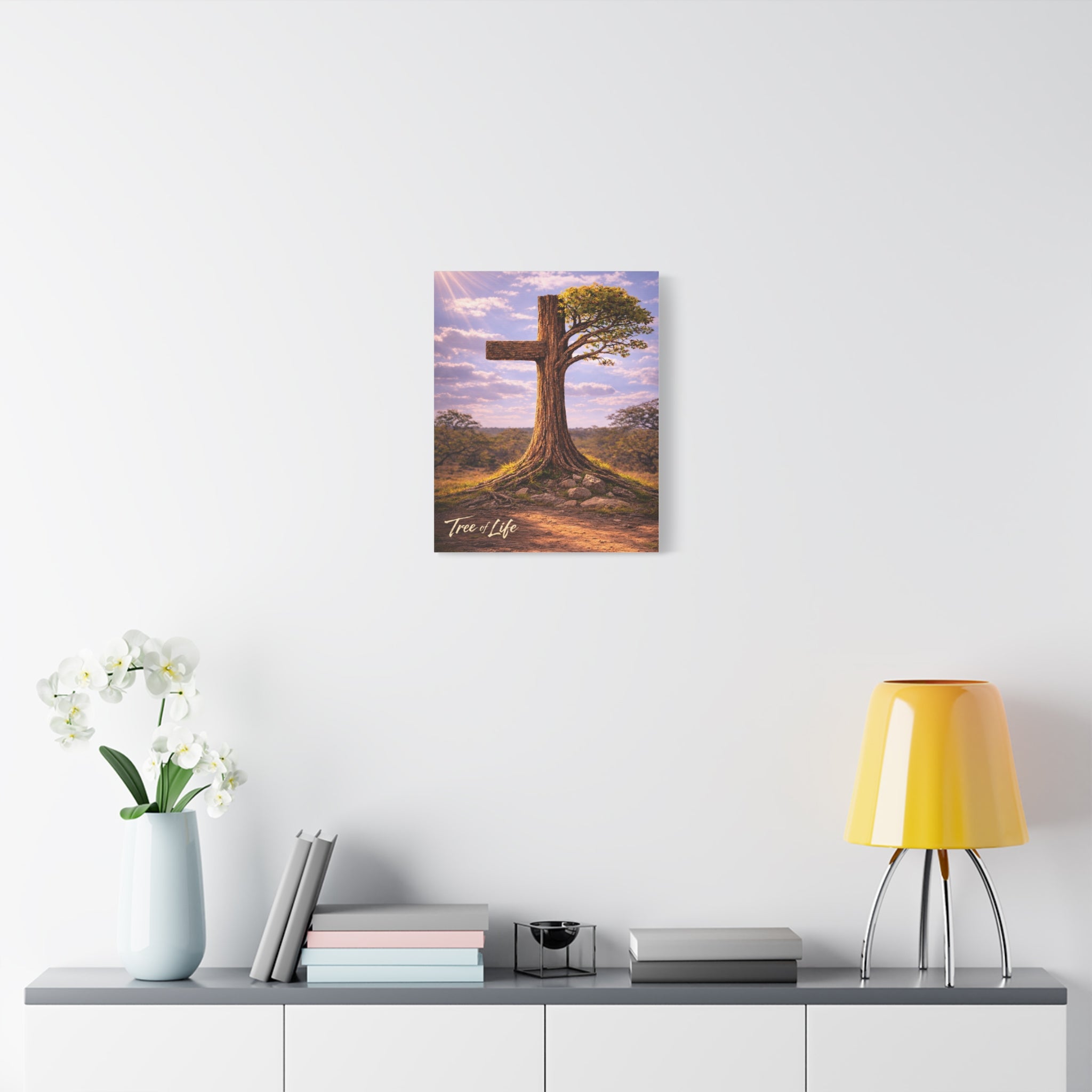 Tree of Life Cross | Jeremiah 17:7-8 Christian Canvas