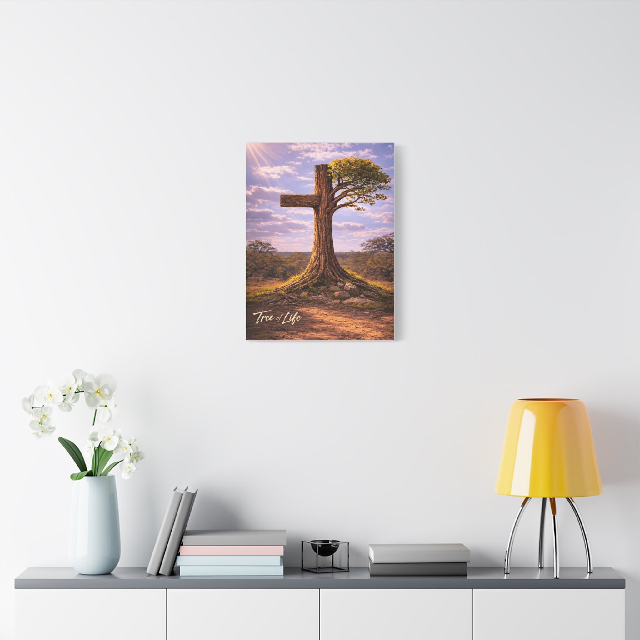 Tree of Life Cross | Jeremiah 17:7-8 Christian Canvas